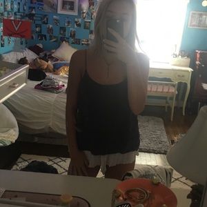 super cute dark blue tank